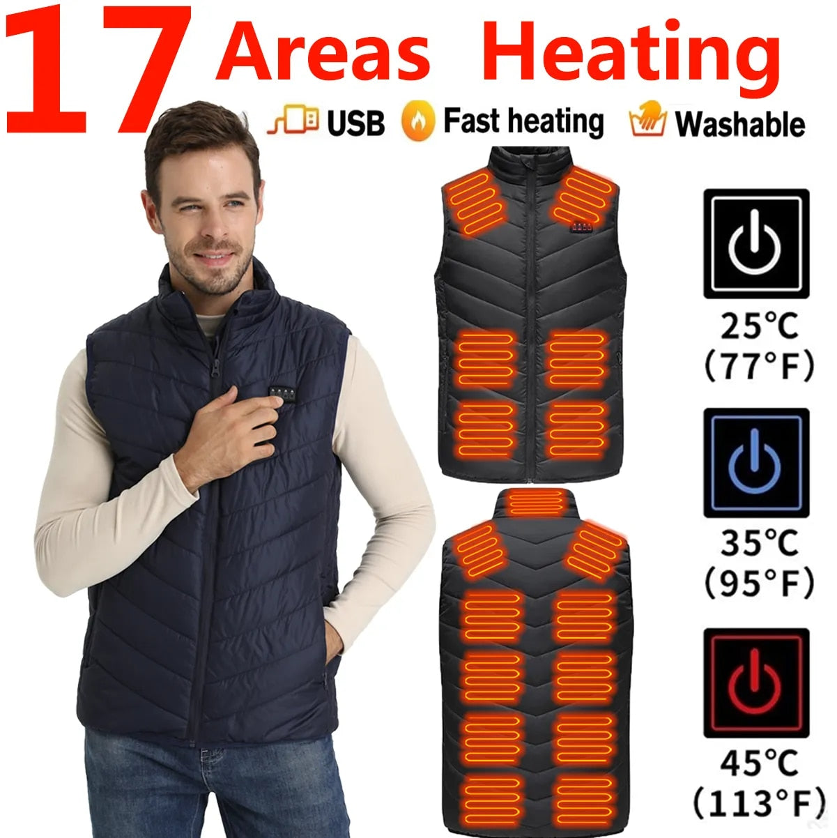 Men's Electric Heating Vest